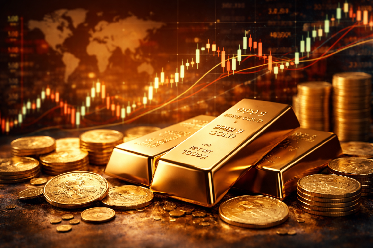 Equity World Futures Surabaya – Harga Emas Berpotensi Naik di Tengah Tekanan Dow Jones dan Ketegangan Geopolitik